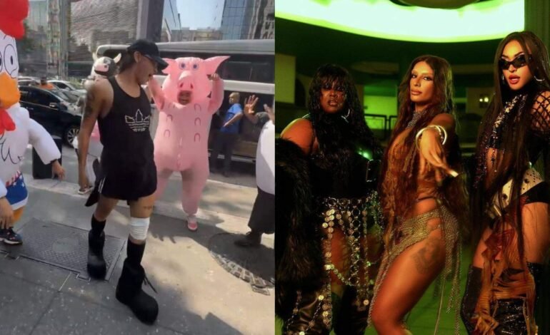 Pabllo Vittar e Porquinho agitam Avenida Paulista ao som de ‘Alibi’; veja o vídeo