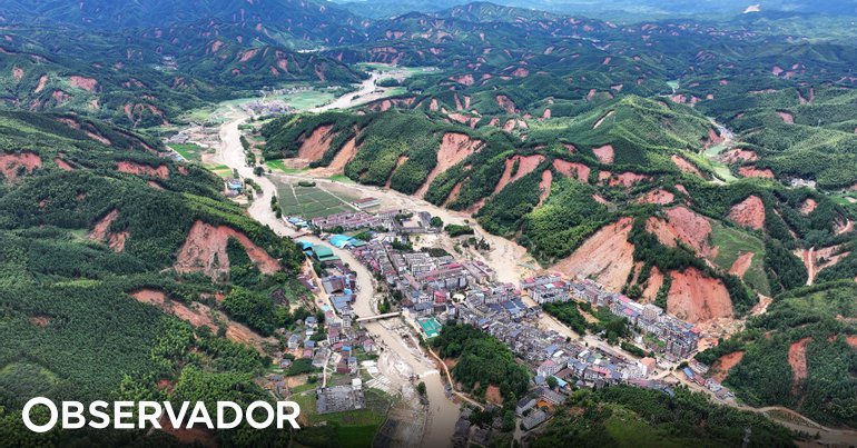 Mais de 1,2 milhões de pessoas afetadas pelas fortes chuvas no centro da China – Observador