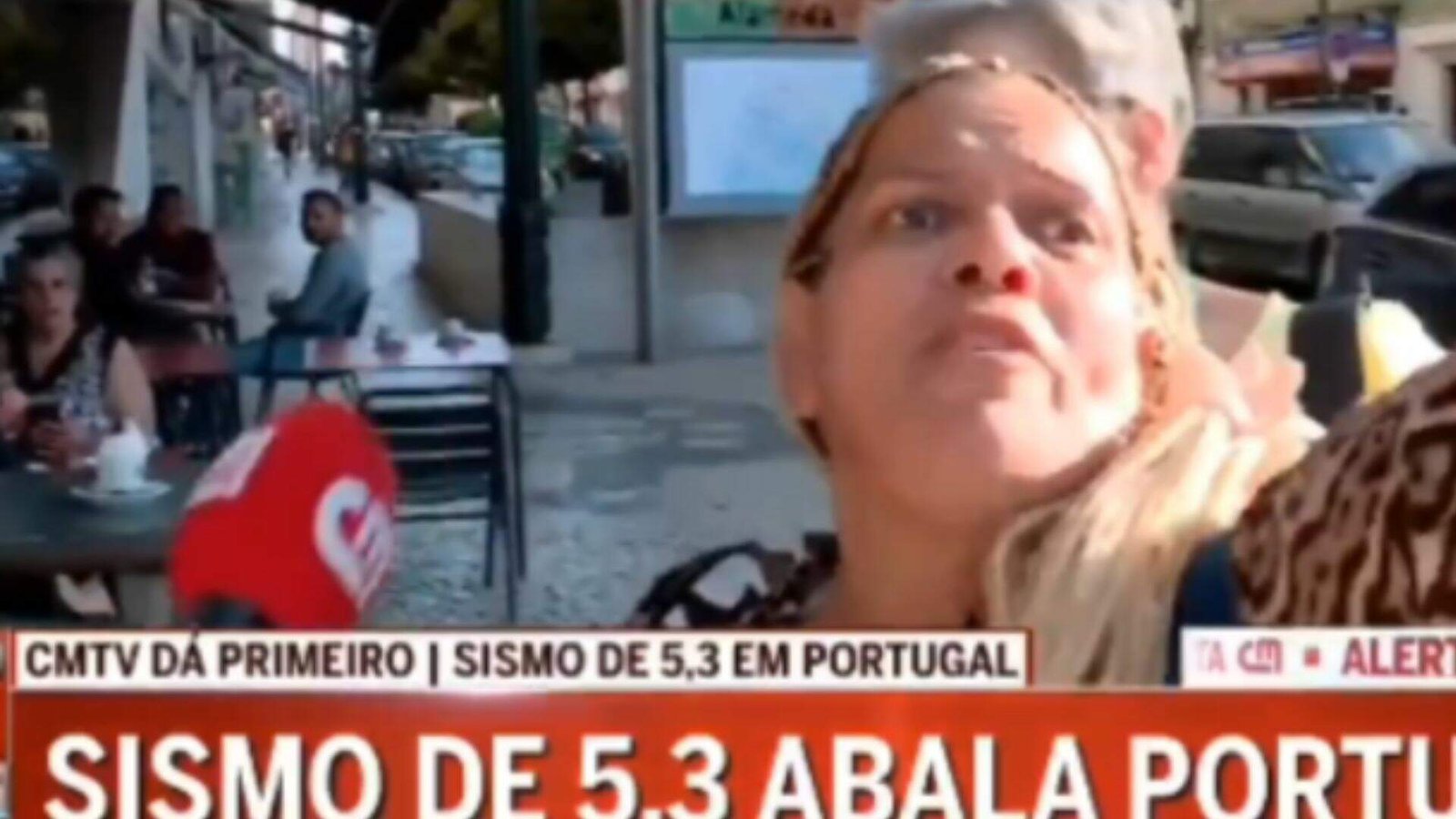 Brasileira invade transmissão de TV ao vivo em Portugal e faz previsão