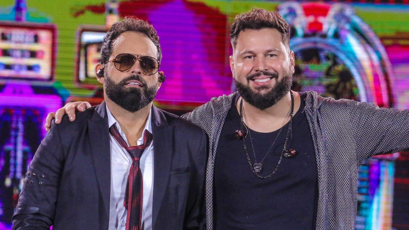 Diego & Arnaldo: Gravação de DVD conta com participação surpresa e Luan Pereira no colo de sertanejo