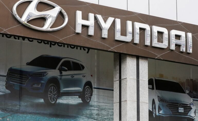 As ações da Hyundai caem 7,2% em estreia após IPO recorde