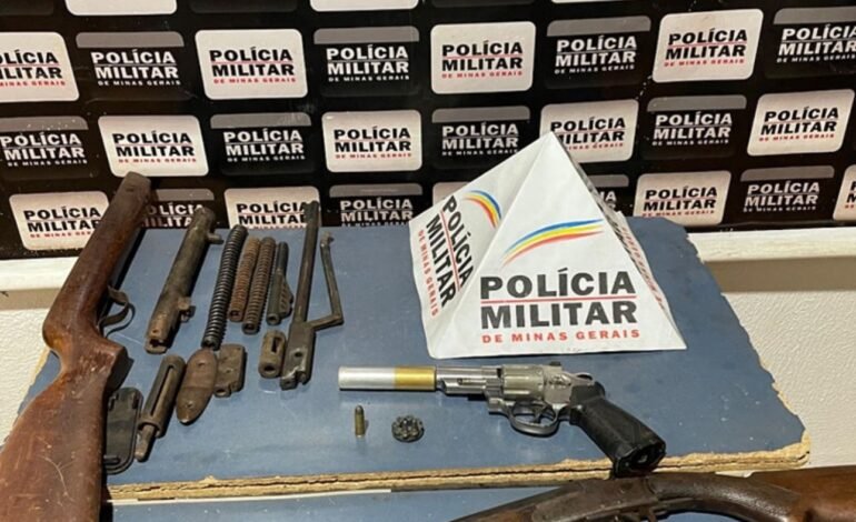 Polícia Militar apreende armas e acessórios ilegais em operação em Frutal (MG)