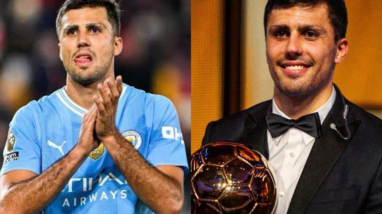 Rodri foi eleito como o melhor jogador de futebol do ano