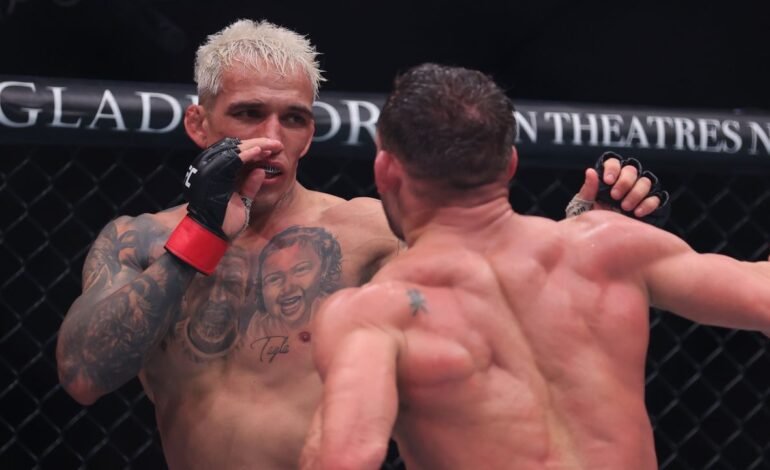 Charles Oliveira foi um dos brasileiros no UFC 309. Foto: Icon sport