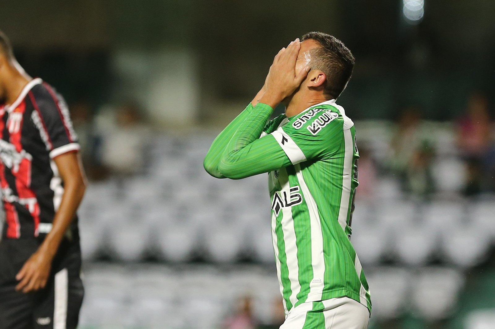 Bruno Melo na despedida do Coritiba.