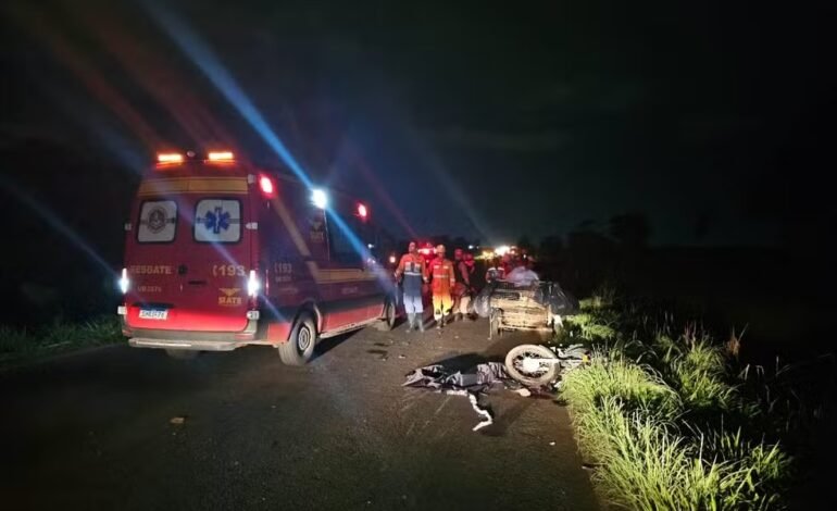 Motociclista morre em acidente com dois carros e duas motos em Uberlândia (MG)