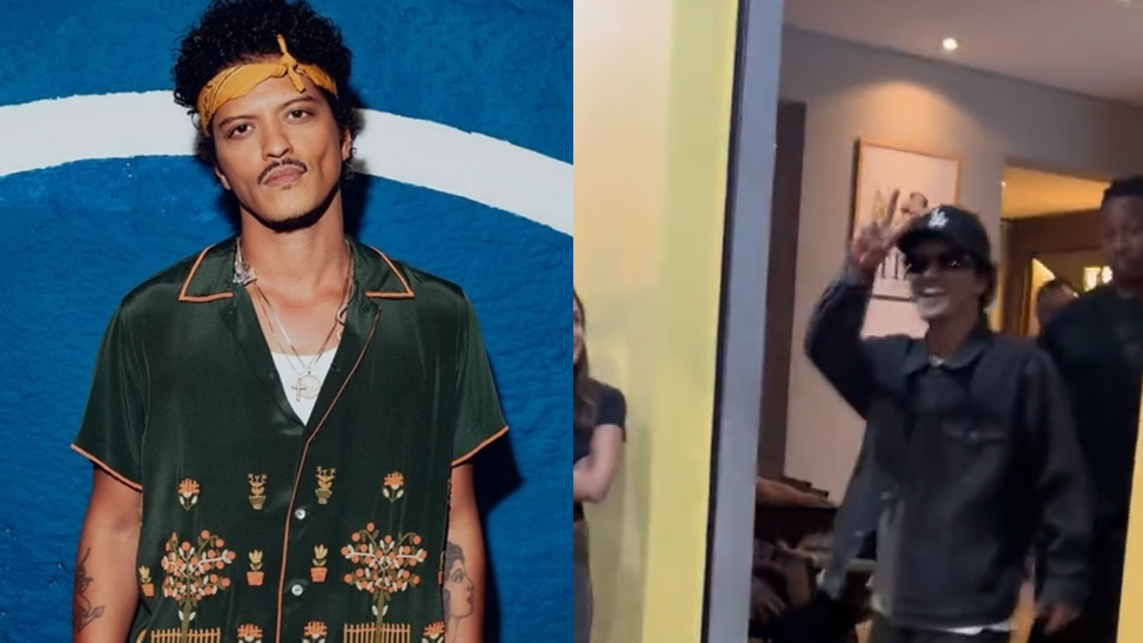 Bruno Mars é flagrado saindo de bar em Belo Horizonte às vésperas de show